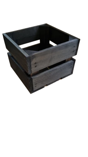 Skrzynka drewniana 20x20x15 carbon